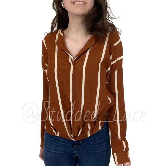 Zara Tops - [SOLD] Zara Striped Long Sleeve Top